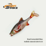Shad Fast Strike Roach Shad 8cm/5g, culoare RWB