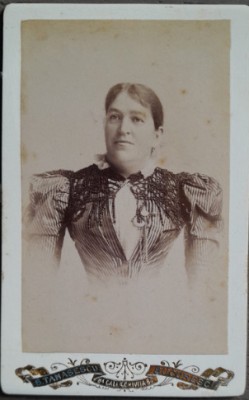 CDV atelier TANASESCU / BUCUREȘCI, Calea Grivitei 84, ff rar, romanesc Bucuresti foto
