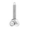 Feliator cu doua roti pentru aluat, Inox