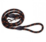 Cumpara ieftin Lesa polyester rezistenta pentru caini 115 cm, Negru