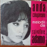 Disc vinil 7" - Anda Călugăreanu - Melodii de Salvatore Adamo EX
