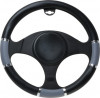 Husa volan Chrome Ring Gri, material cauciucat, diametru 37-39cm Kft Auto, AutoMax Polonia