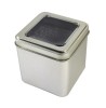 Cutie Ceas Aluminiu Argintie Watchbox WZ4773, 8cm, Protectie si Expozare, Interior Burete