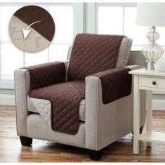 Husa Textila de Protectie pentru Fotoliu, Dubla, Reversibila