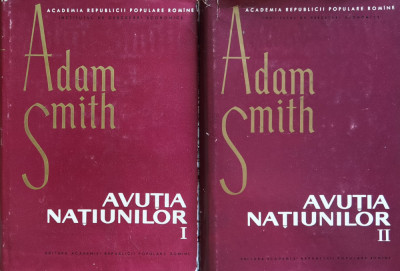 Avutia Natiunilor Vol. 1-2 - Adam Smith ,559690 foto