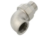 Conector cot 90&deg; oțel inoxidabil 1.4408