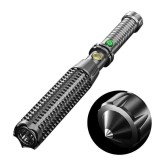 Lanterna Baston Autoaparare Paza LED COB USB Reincarcabila ABS, Acumulator Li-Ion, Moduri Multiple, Distanta 500M