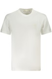 Calvin Klein Jeans Tricou Heavy Jersey Monogram barbati, cu logo brodat, Regular fit, Alb, L, XL