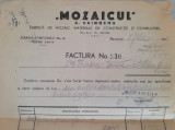 Factura MOZAICUL, A. Vainberg, Str. Fantanica 40, Bucuresti, mozaic, combustibil