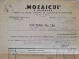 Factura MOZAICUL, A. Vainberg, Str. Fantanica 40, Bucuresti, mozaic, combustibil