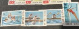 (1) Timbre Serii Romania Sport Canotaj