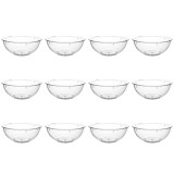 Set boluri, 12 piese, 5 l, Plastic, Transparent