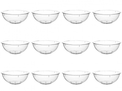 Set boluri, 12 piese, 5 l, Plastic, Transparent foto