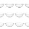 Set boluri, 12 piese, 5 l, Plastic, Transparent
