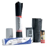 Cumpara ieftin Saci Menajeri 120 l 70 x 110 cm HDPE negru 10 bucati/rola