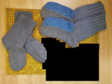 Ciorapi grosi din PNA, Gri, 37-39