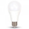 Bec LED E27 9W alb neutru V-TAC, A60 6000K 3 step dimmer