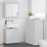 Cumpara ieftin Set de mobilier pentru baie 3 buc. Alb 72,5 x 36,5 x 100 cm