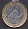 Anglia, Marea Britanie, 2005 2 Pounds, Comemorativa, WW II, St. Paul&#039;s Church, Europa