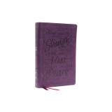 Nkjv, Giant Print Center-Column Reference Bible, Verse Art Cover Collection, Leathersoft, Purple, Red Letter, Comfort Print: Holy Bible, New King Jame