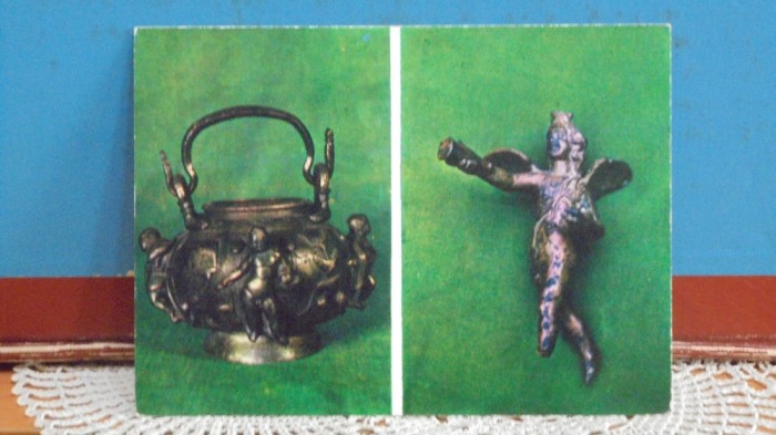 OBIECTE DE BRONZ ROMANE, SEC.II - MUZEUL DELTEI DUNARII TULCEA - NECIRCULATA