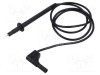 Cablu de măsurare Hirschmann T&amp;M 16A 1kV 1m negru
