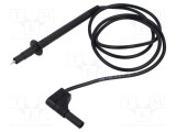 Cablu de măsurare Hirschmann T&amp;M 16A 1kV 1m negru