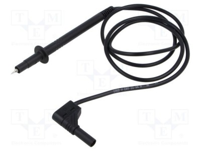 Cablu de măsurare Hirschmann T&amp;amp;M 16A 1kV 1m negru foto