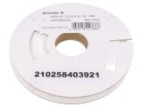 Manșon termocontractabil 6,4mm 13m alb