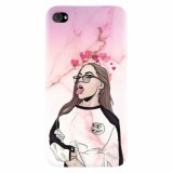 Husa silicon pentru Apple Iphone 4 / 4S, Bad Girl