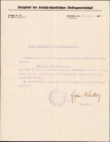 A889 Scrisoare de recomandare, 1922, Deutsch-schwabischen Volksgemeinschaft, Timișoara