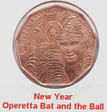 2099 Austria 5 euro 2015 Operetta Bat and the Ball km 3237 UNC, Europa