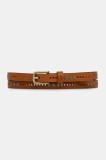 Levi&#039;s curea de piele culoarea maro, 002G6-0001