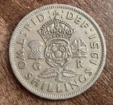 C50 - Moneda foarte veche - Anglia - two shillings - 1951