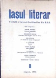 IASUL LITERAR. REVISTA A UNIUNII SCRIITORILOR DIN R.P.R. 8, AUGUST, 1956-COLECTIV-338566