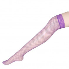 Ciorapi din Plasa Colorful Series, Violet, S/M, JGF Lingerie