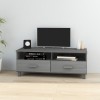 VidaXL Comodă TV, gri &icirc;nchis, 106x40x40 cm, lemn masiv de pin