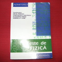 Teste de fizica - 2003 - Ion Popescu (ADMITEREA Politehnica)