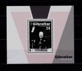 Cumpara ieftin ✅(C41)Gibraltar 2020-75 de ani Ziua Victoriei WWII /Churchill ,bl. 141,&pound;4.00,MNH, Nestampilat