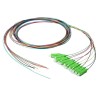 Fiber Pigtail LSZH SC APC Single Mode 0.9mm 1.5m, IL , 0.3dB, RL , 55dB, set 12 buc