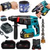 Ciocan Rotopercutor Brushless APF&reg; 18V, 3 Functii: Gaurire, Percutie, Daltuire, 2 Acumulatori Li-Ion, SDS+, Bratara Magnetica + Bit Magnetic