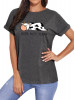 Oco Femei &#039;80 Off Shoulder Topuri M&acirc;necă scurtă Casual Loose Fit Bluză tricou