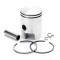 Piston + Segmenti Scuter Moped Piaggio Piagio Bravo 40mm - bolt 10mm