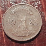 Germania 1 reichspfennig 1925 J