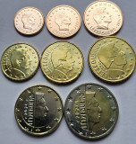 Set complet 8 monede, 1 cent - 2 euro 2024 Luxemburg, unc