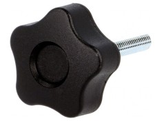 Buton de Reglare Negru &Oslash;32mm M6 30mm