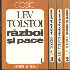 Lev Tolstoi-Razboi si Pace 4 vol.