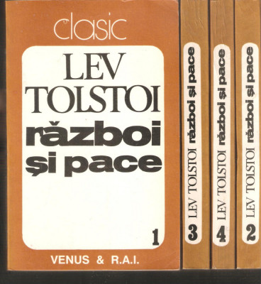 Lev Tolstoi-Razboi si Pace 4 vol. foto
