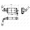 Radiator intercooler Opel Astra G, Zafira A Motor 2.0 DTI, 2.0 DTI 16V, 2.0 DTI 16V, 2.0 DTI 16V, 2.0 DTI 16V, 2.2 DTI, 2.2 DTI, 2.2 DTI, 2.2 DTI,