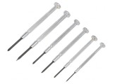 Set 6 Surubelnite Precizie AVIT: Phillips, Plate - Kit Reparatii Telefoane, Ceasuri